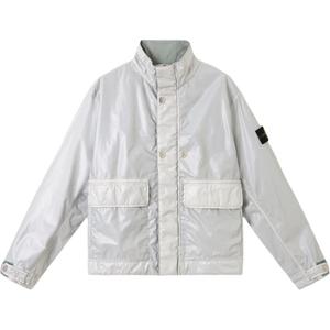 STONE ISLAND Куртка с нашивкой компас, Pearl Gray