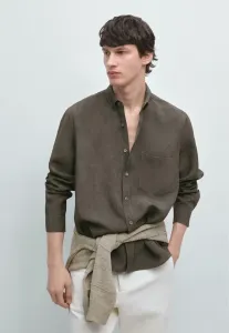 Рубашка с ниспадающими карманами Massimo Dutti, Khaki