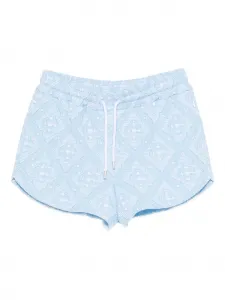 Шорты с узором на кулиске Casablanca, синий