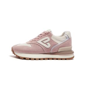 CAMEL Дышащие утепленные кроссовки мидтоп на платформе женские розовые/бежевые, цвет Pink/Beige