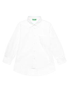 Рубашка oversize 5EW7CQ044 United Colors Of Benetton, белый