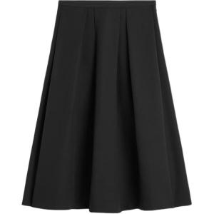 Юбка миди Twinflower плиссированная TOTEME, черный