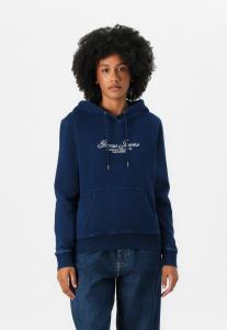Толстовка Guess Jeans HOOD SCRIPT, Blue Indigo Wash/Blue