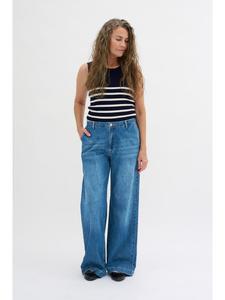 Джинсы MaloMW свободного кроя, средне-синего винтажного цвета My Essential Wardrobe