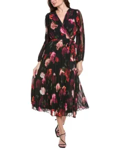 Платье-миди с принтом от Joseph Ribkoff