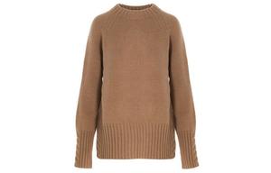 МаксМара Женский Тонкий Свитер Коричневый