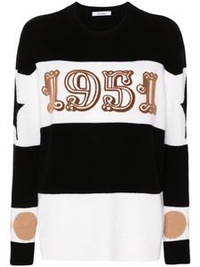 Max Mara джемпер с узором, черный