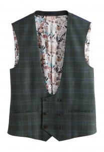 Жилет REGULAR FIT - TRIMMED CHECK Next, зеленый