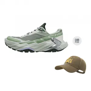 KAILAS FUGA Женские кроссовки DU 2 с амортизацией, противоскользящей и износостойкой подошвой, низкие, для трейлраннинга, серо-черные, цвет зеленый нефрит, цвет Celadon Green Jade