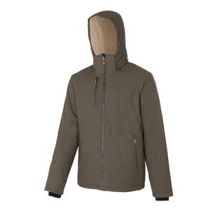 Мужской пуховик Trangoworld, цвет ash khaki green/brown/charcoal grey