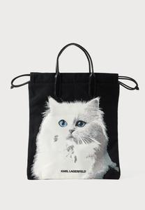 Сумка-шоппер KARL LAGERFELD IKON CHOUPETTE, White/Black/White