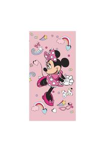 Полотенце детское пляжное Disney Minnie Mouse, 70 x 140 см, розовый