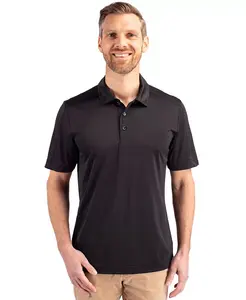 Мужская короткорукавная поло Prospect Textured Stretch Cutter & Buck, черный