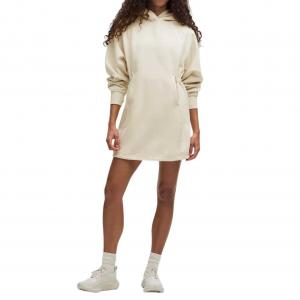 Женское платье Scuba с длинными рукавами Lululemon, светло айвори белый/ltiv