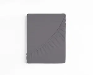 Простыня Sleepstyle на резинке, 90-100х190-200 см, серый