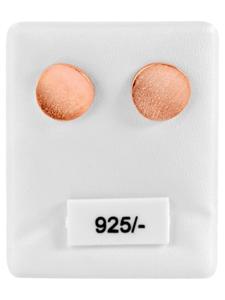 Adeliás Женские серьги - серьги-гвоздики из серебра 925 пробы с золотым покрытием