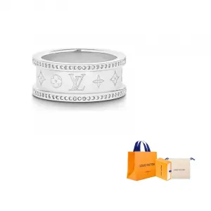 LOUIS VUITTON Мужские серебряные кольца Metal Rings