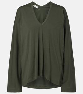 Хлопковая футболка из джерси Dries Van Noten, Dark Green