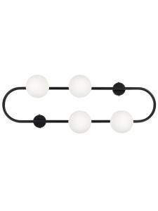 Beliani Настенные светильники YANGO в черно-белом цвете - (Ш) 16 x (В) 70 x (Д) 3 см