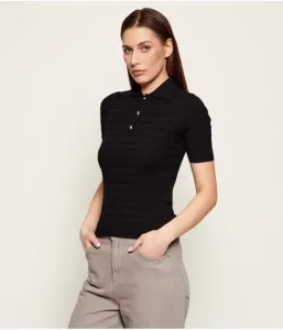 Поло MLLLEGNO slim fit Marella, черный
