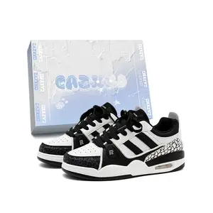 CAZXXO Низкие повседневные кеды Unisex бело-сине-красные, цвет White Blue Red