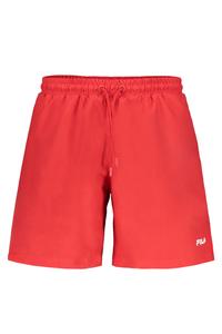 Мужские шорты Fila плавательные с кулиской, красный