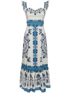 La DoubleJ платье миди Gingerbread, белый