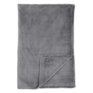 SCHIESSER Плед для гостиной Mia - Мягкий бархат - 150 x 200 см - Темно-серый