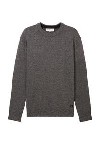 Хлопковый свитер для мужчин DENIM TOM TAILOR, цвет 36274 Grey Tonal