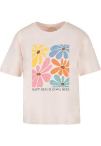 Рубашка Merchcode Happiness Blooms Here, розовый/светло-розовый