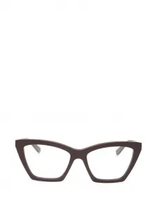 Очки в оправе 'кошачий глаз' Alexander McQueen, коричневый