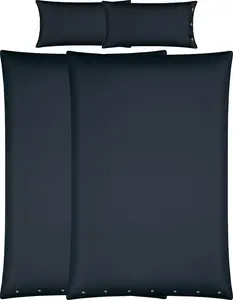 Комплект постельного белья Value Pack Deggendorf, 4 предмета, темно-серый, 2 шт., 135 x 200 см + 2 шт., 40 x 80 см Erwin Müller