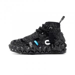 Кроссовки OETZI Stylish Skateboarding Shoes Unisex High-top Black, черный