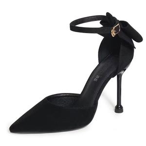 TAOLEI Женские черные туфли на высоком каблуке