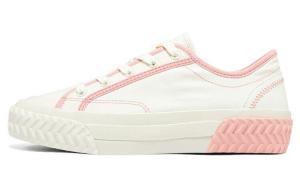 Кроссовки для скейтбординга женские, низкие, белые/светло-розовые Skechers