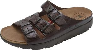 Мужские сандалии Mephisto Zach из кожи теленка цвета загара, темно-коричневый