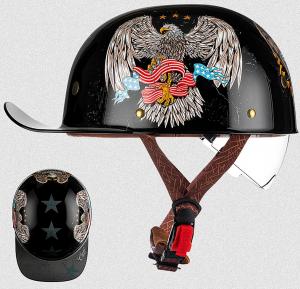 Шлем stdpcxz в немецком стиле, черный