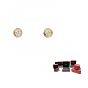 Серьги-гвоздики из каратного золота для женщин Cartier, золотой