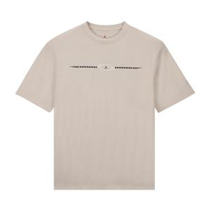 Футболка Air Jordan x Travis Scott Logo Tee Light Bone, кремовый