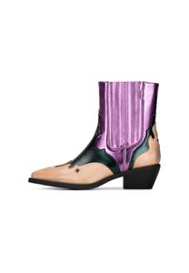 Ковбойские/байкерские ботинки по щиколотку ROXI  Posh by Poelman, розовый