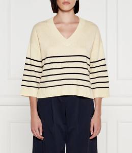 Кашемировый свитер Weekend MaxMara Relaxed fit, экрю