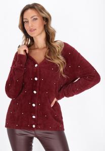 Кардиган faina Cardigan, Burgundy/Red
