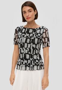 Футболка с принтом s.Oliver BLACK LABEL, черный