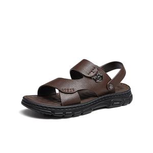 CAMEL Пляжные сандалии мужские черно-коричневые, цвет Brown