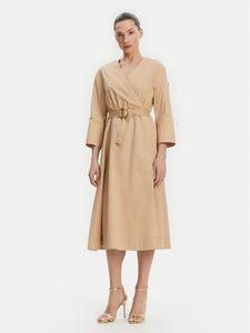 Платье на каждый день обычный крой WA5170 T4390 Liu Jo, бежевый