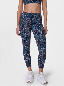Леггинсы для тренировок power 7/8 Sweaty Betty, цвет Blue Aurora Print