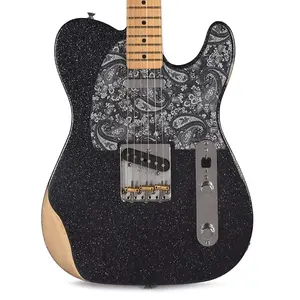 Fender Artist Brad Paisley Road Worn Telecaster Черный Блестящий