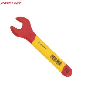 Двухцветный изолированный рожковый ключ ENDURA VDE, гаечный ключ 14 мм, ключ для технического обслуживания, высоковольтный ключ для электрика E2928