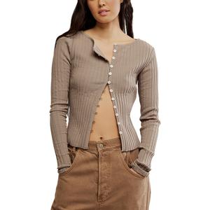 Топ с длинными рукавами Tilly Free People, цвет fallen rock