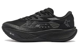 QIAODAN Женские кроссовочки с амортизацией F\PB3.0, износостойкие, низкие, черно-серебристые, цвет Black Silver